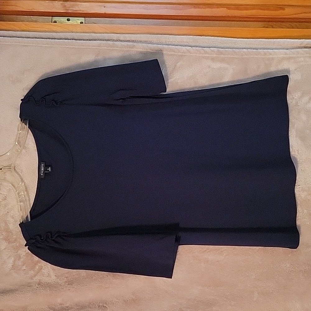 Talbots Ruched Sleeve Tee
